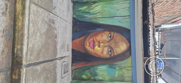 Mural on Jiron Emilio San Martin near Jiron Reyes Guerra