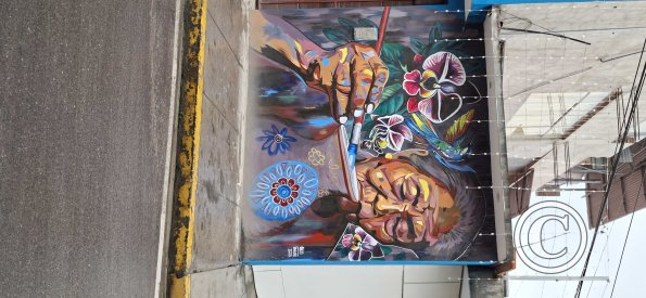 Mural on Jiron Oscar Reyes Benavides and Jiron Independencia