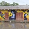 Mural on Jiron Puno at Jiron Independencia