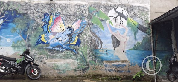 Mural on Jiron Reyes Guerra