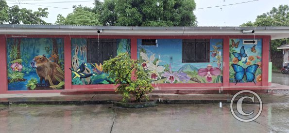 Mural on Jiron del Mayo at Jiron Bolivar