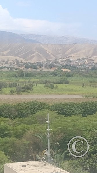 The town of Rio Grande in the distance