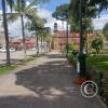 Jiron Mariscal Castilla looking alongside the plaza toward the church.jpg