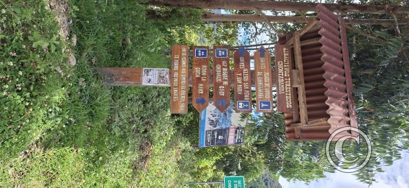 Sign at the town entrance