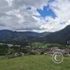View of Chontabamba from the top of the Las Cuevas de Chonta Trail