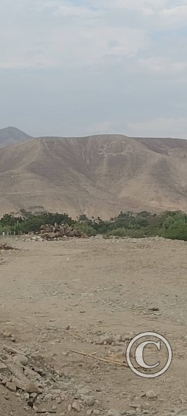 Geoglyph view from Panamerica Hwy y Garcilazo de la Vega