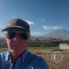 Calle Progreso - view of the Volcano Misti and the Chachani Volcano group (5)