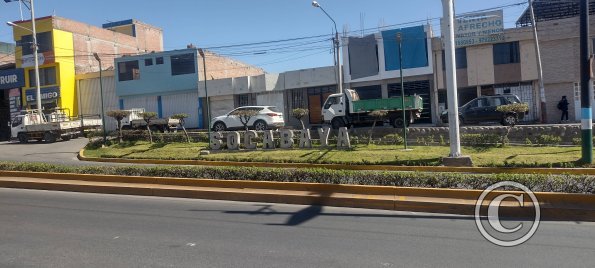 Socabaya sign on Av. Socabaya y Calle Abancay