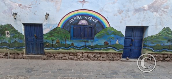 Mural on Calle Arequipa near Calle Grau