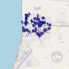 Pisco 2023 walking route with photo locations