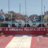 Pisco sign - Óvalo de la Rotonda - Av. Jose de San Martin y Av. Mira Flores