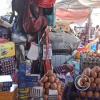 Lots of eggs in the mercado on Blas de Atienza near Calle Jose Olaya