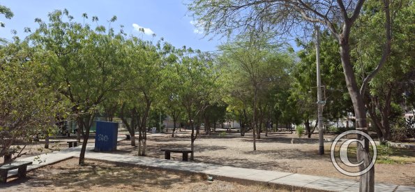 Parque Virgen del Rosario at Jiron la Arena and Jiron Patroni