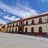 Alongside the Plaza Mayor at Jiron Deustua and Jiron Lima