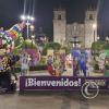 City name sign in the Plaza Mayor at Jiron Deustua and Jiron Lima (2)