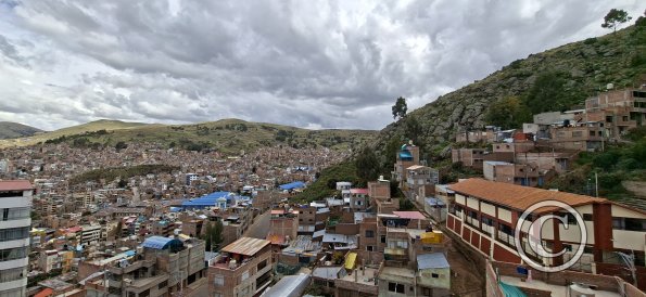 Mirador Parque Calvario at the top of Jiron Lampa