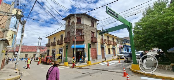 Mural on Jiron 28 de Julio and Jiron Comercio