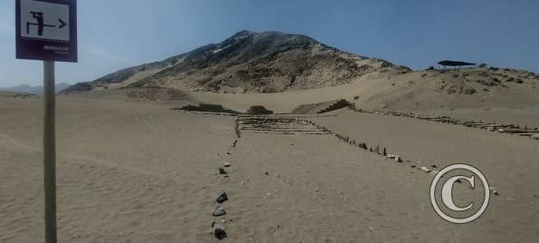 Caral - area no shown on the map