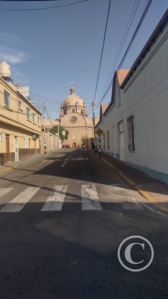 Calle Francisco Lazo y Calle Zela - Catedral de Tacna