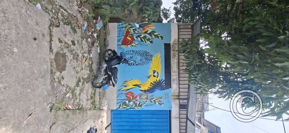 Mural on Jiron Monzon at Pasaje Progreso