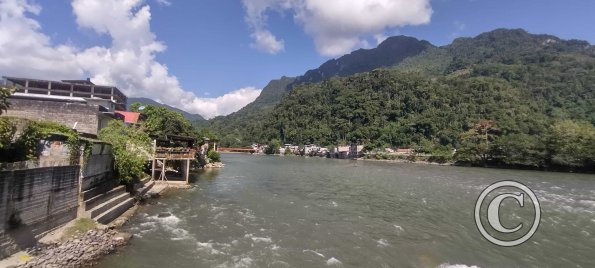 Rio Huallaga from Av Jose Prato