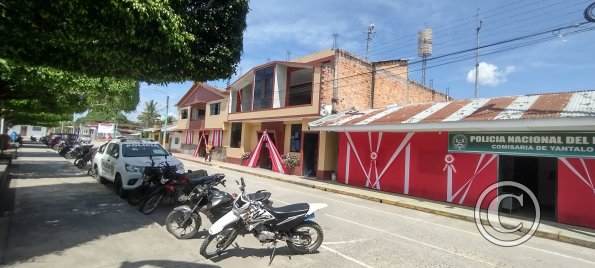 Street alongside the Plaza