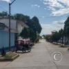 street looking away from the plaza