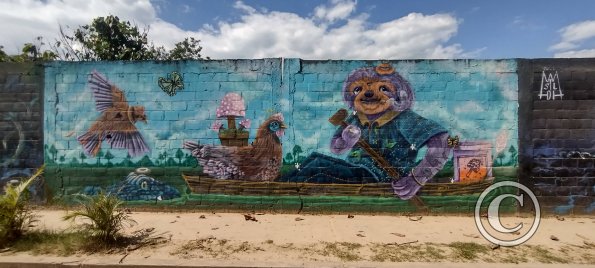 Mural at Augusto Freyre and Cahuapanas