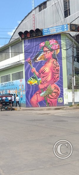 Mural at Calle Libertad and Monsenor Atanasio Jauregui