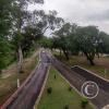 Looking at Parque Paseo 7 De Septiembre from the bridge