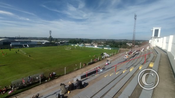 Estadio Dickinson at Av. Manuel Oribe y Calle Fernando Irazoqui